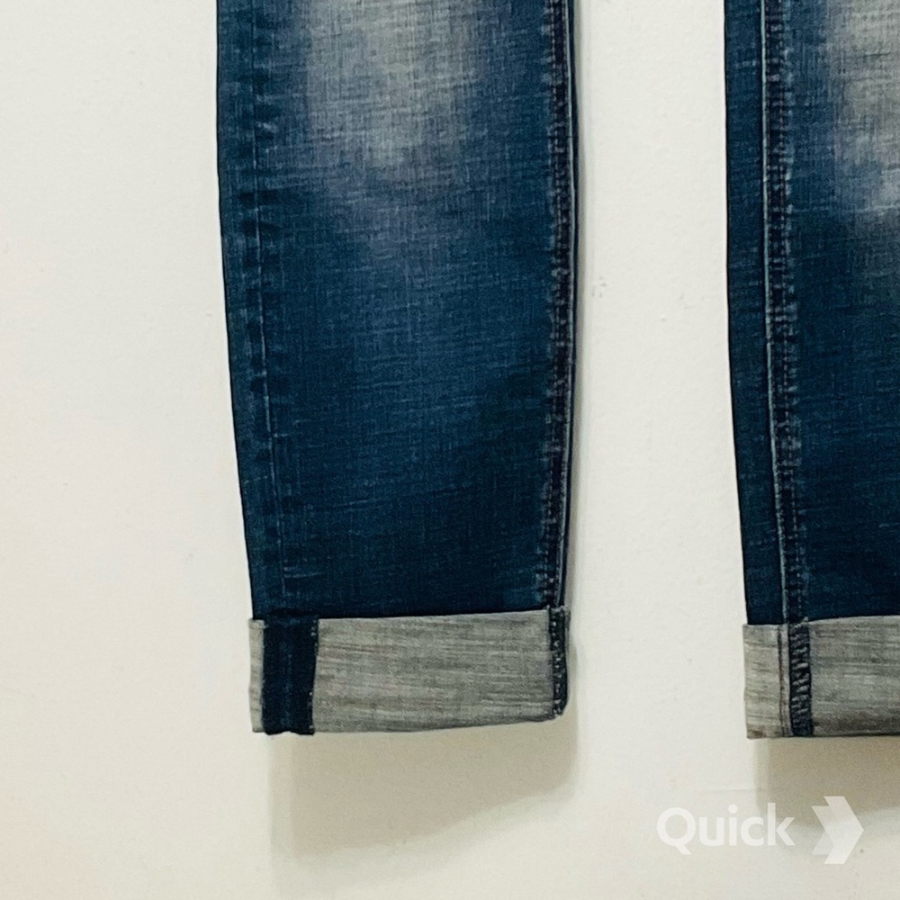 sz 7 - New Indigo Rein Cuffed Skinny Jeans - Picture 3 of 8
